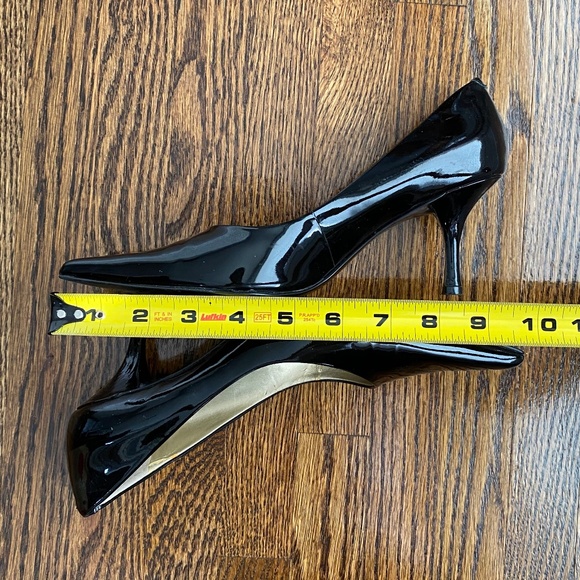 Nine West Patent Stiletto Heels - Black -  Sz 6 - Picture 15 of 16